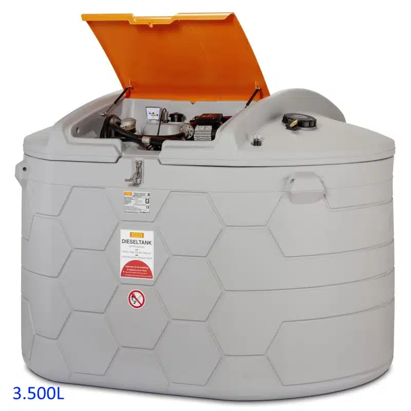 deposito de gasoil 3500 litros doble pared con equipo de suministro basico cemo