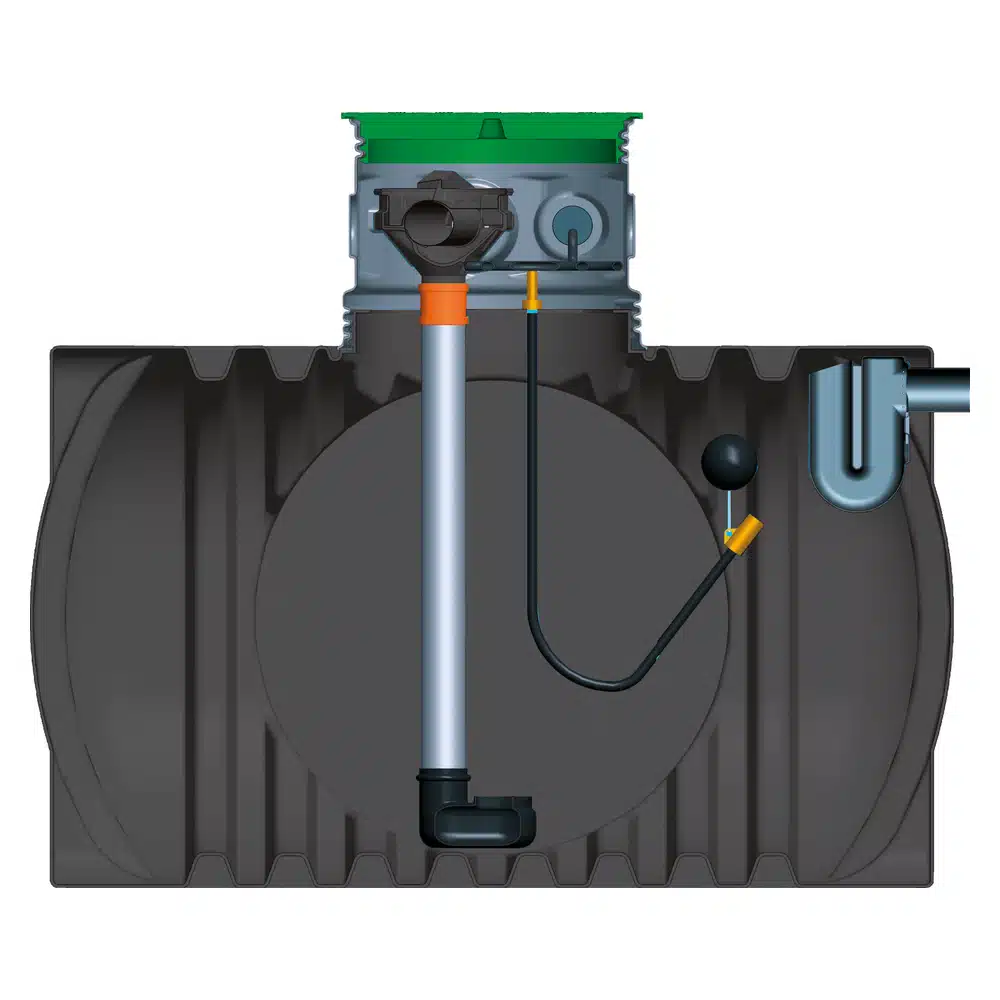 Deposito agua soterrado AT112 kit pluviales